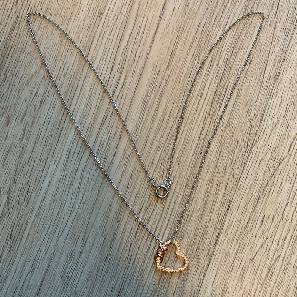 Elegant Gold Heart Pendant Necklace